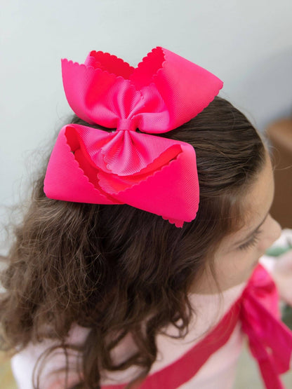 Scalloped Bow - 5.5"