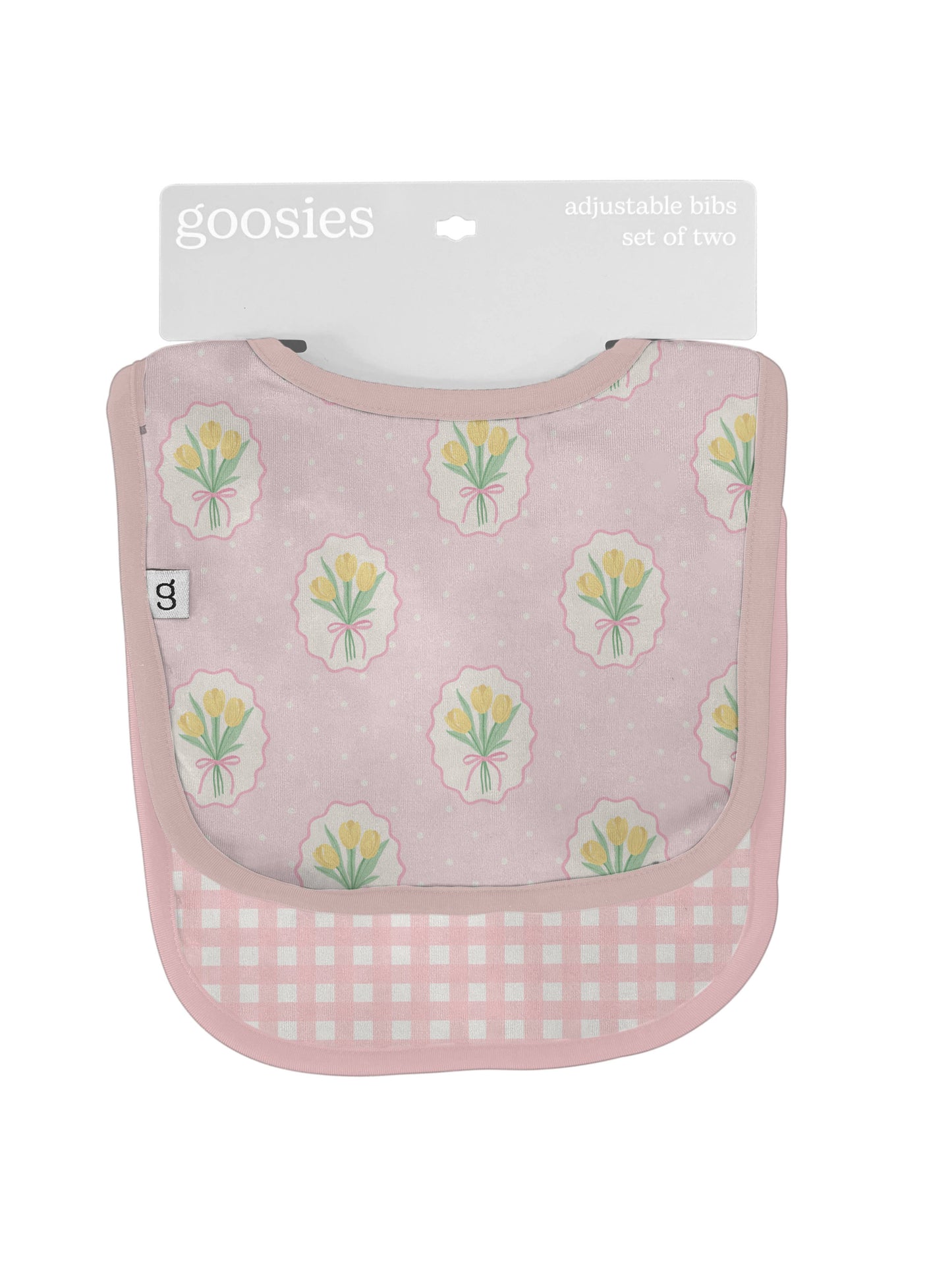 Fancy Tulips Bib Set