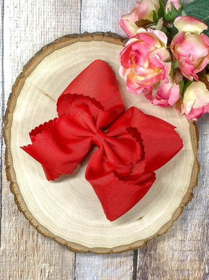 Scalloped Bow - 5.5"