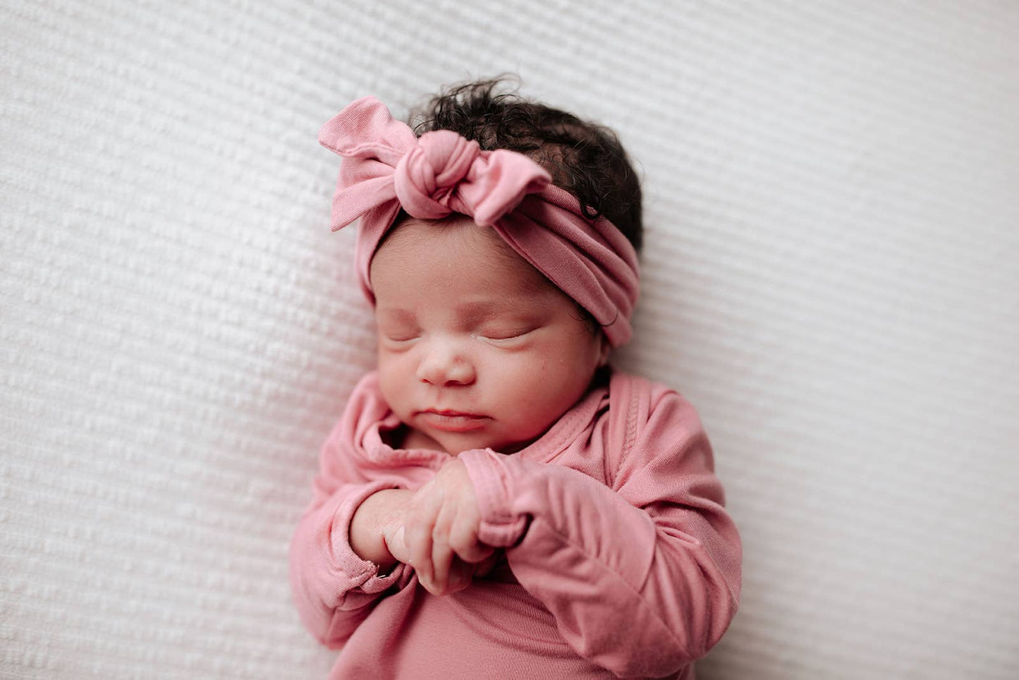 Rose Knotted Gown with Headband
