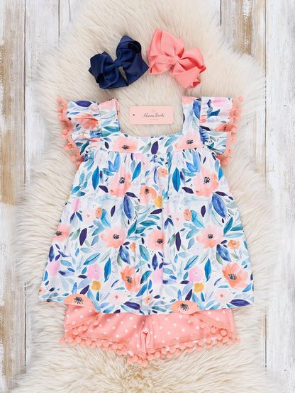 Blushing Susie Pom Pom Outfit