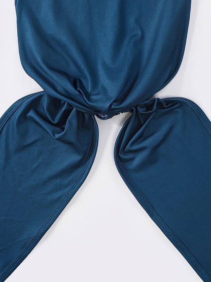 Henley Knotted Gown with Hat
