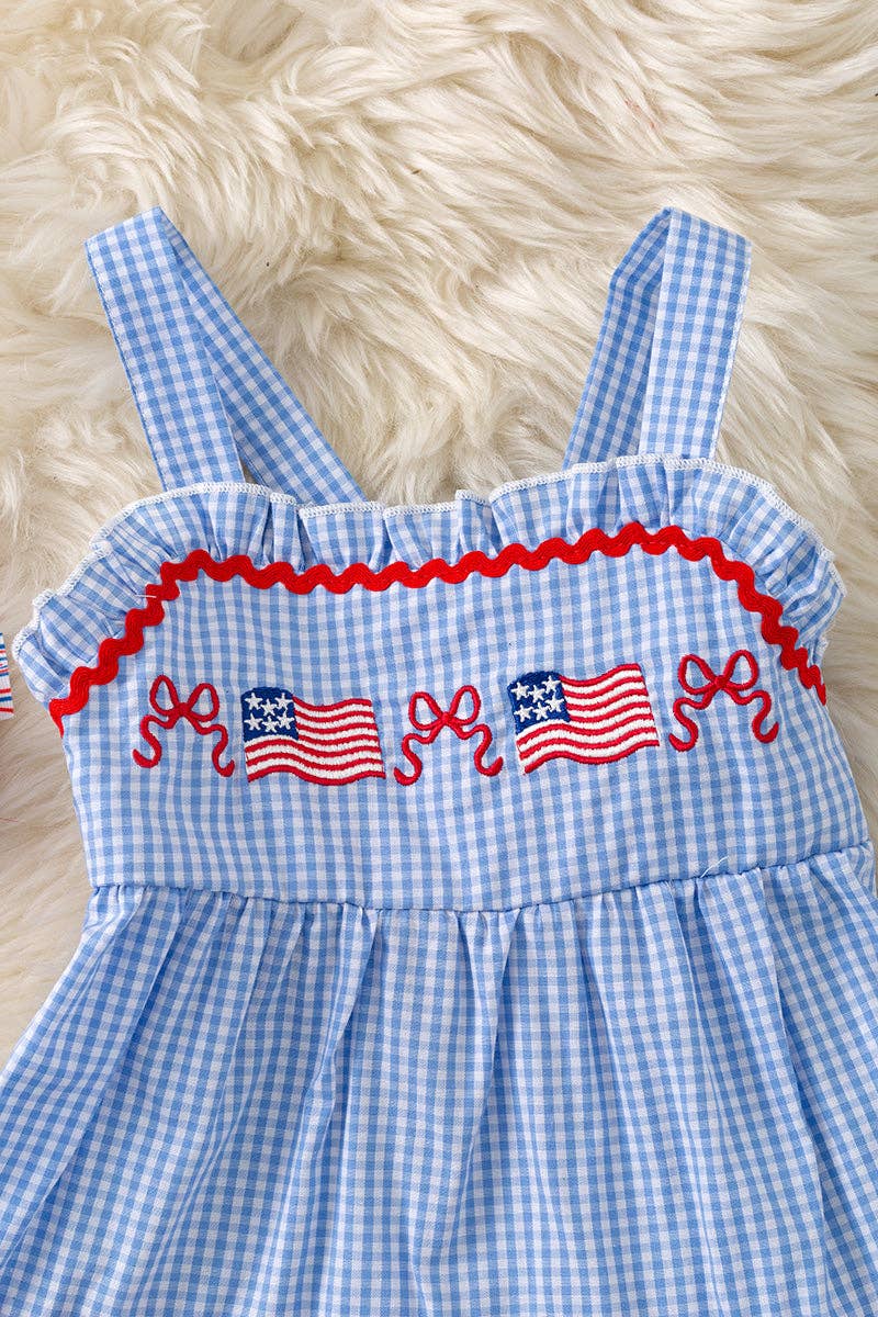 Gingham Flag Dress