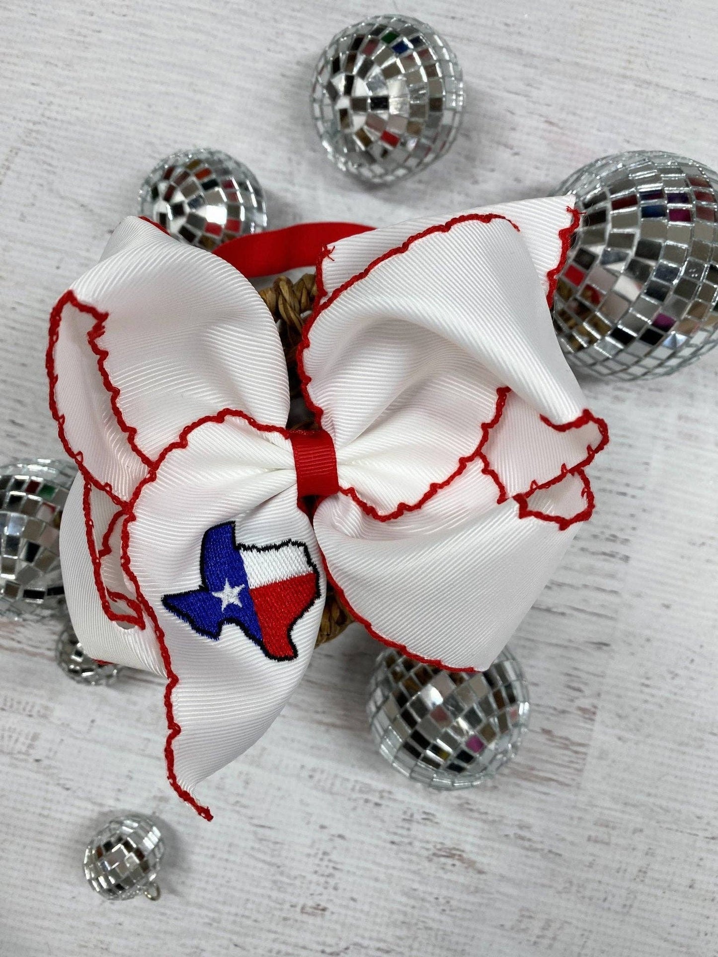 Texas Flag Moonstitch Headband