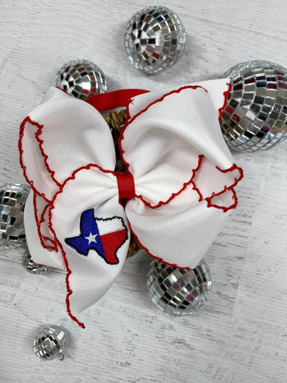 Texas Flag Moonstitch Headband
