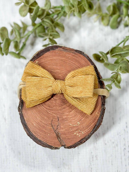 Corduroy Bow Headbands