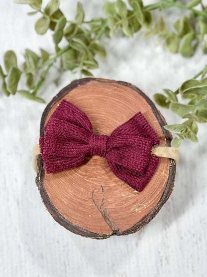 Corduroy Bow Headbands