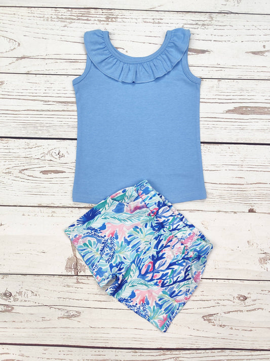 Coral Short Set