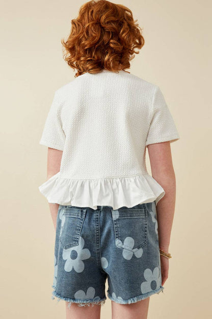 Poplin Hem Top