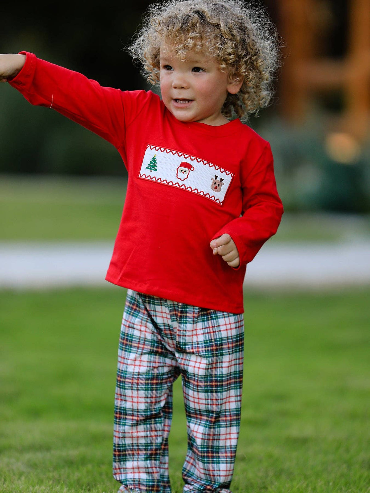 Christmas Smocked Set