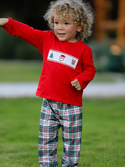 Christmas Smocked Set
