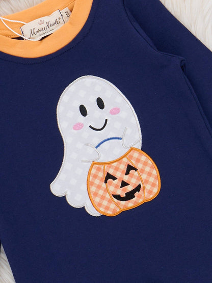Lil’ Trickster Ghost Romper