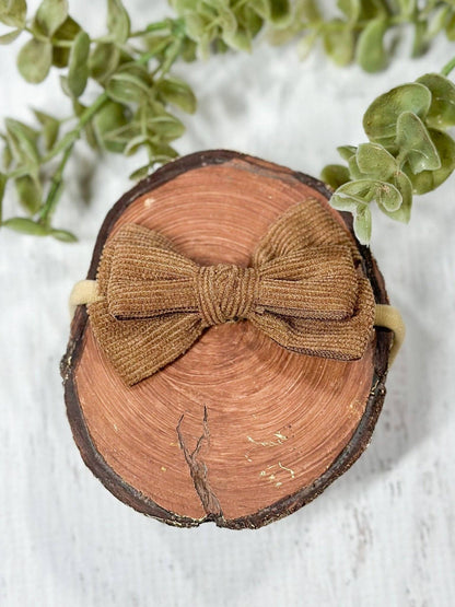 Corduroy Bow Headbands
