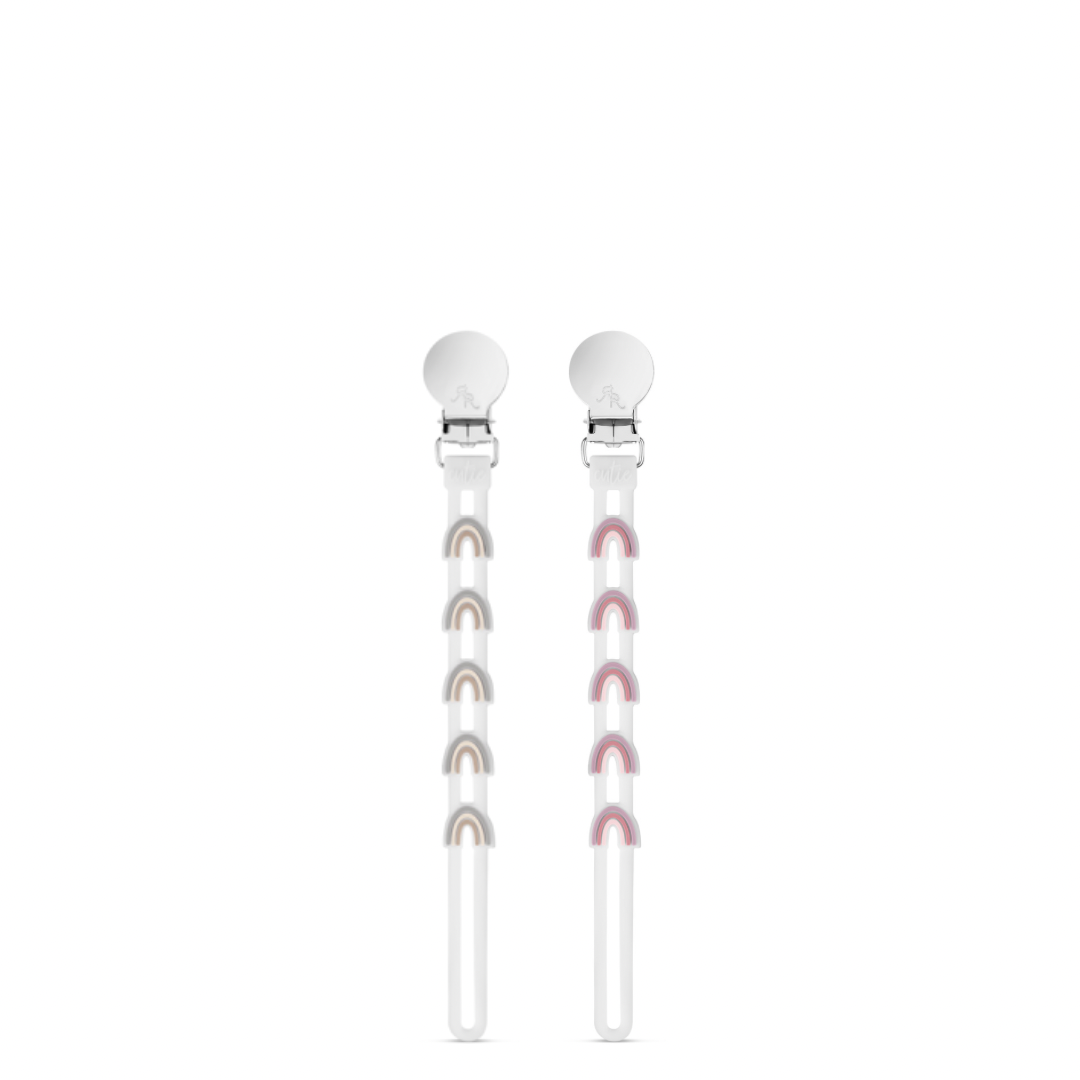 Rainbow Pacie Clip