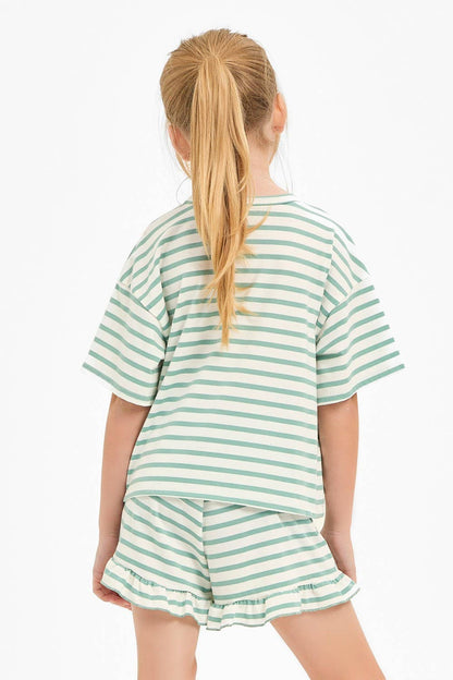 Stripe Short Set