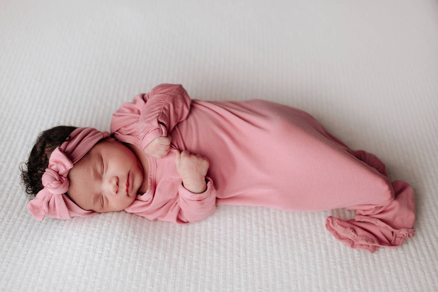 Rose Knotted Gown with Headband