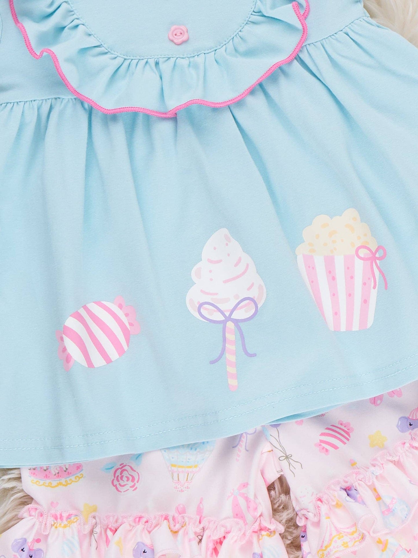 Carousel Twirls Ruffle Set