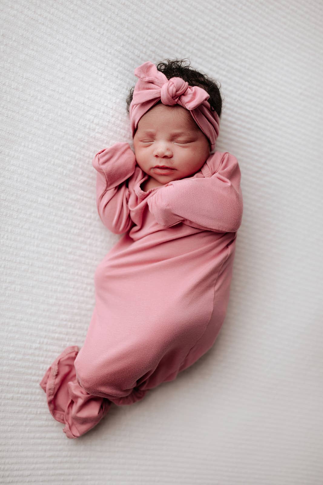 Rose Knotted Gown with Headband