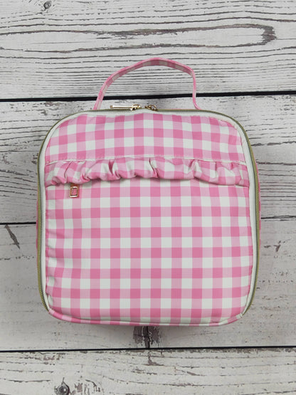 Gingham Ruffle Lunch Box