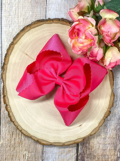Scalloped Bow - 5.5"