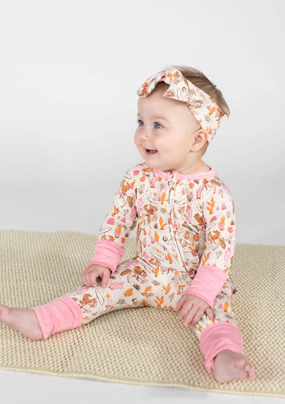 Saddle Up, Cowgirl Toile PJs