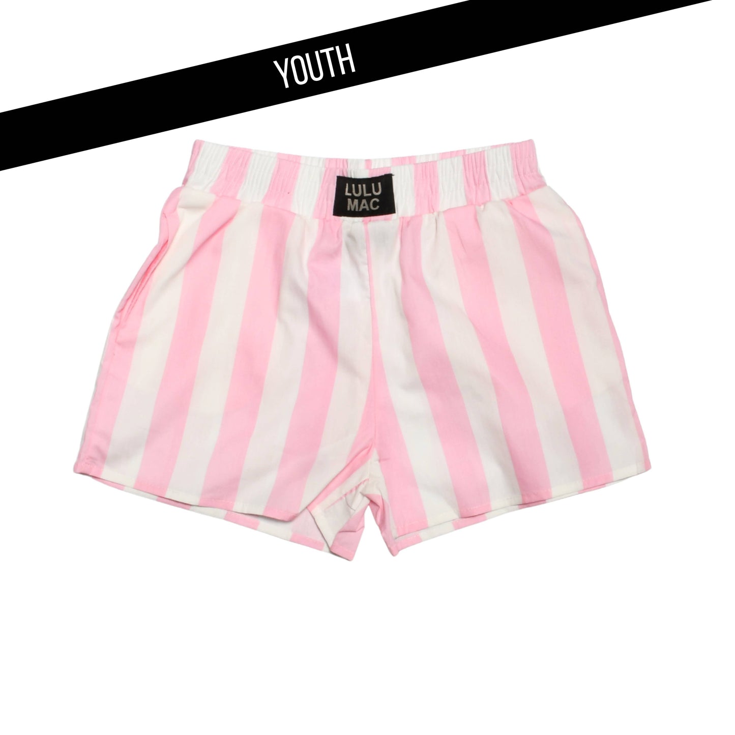 Lulu Mac Light Pink Stripe Short
