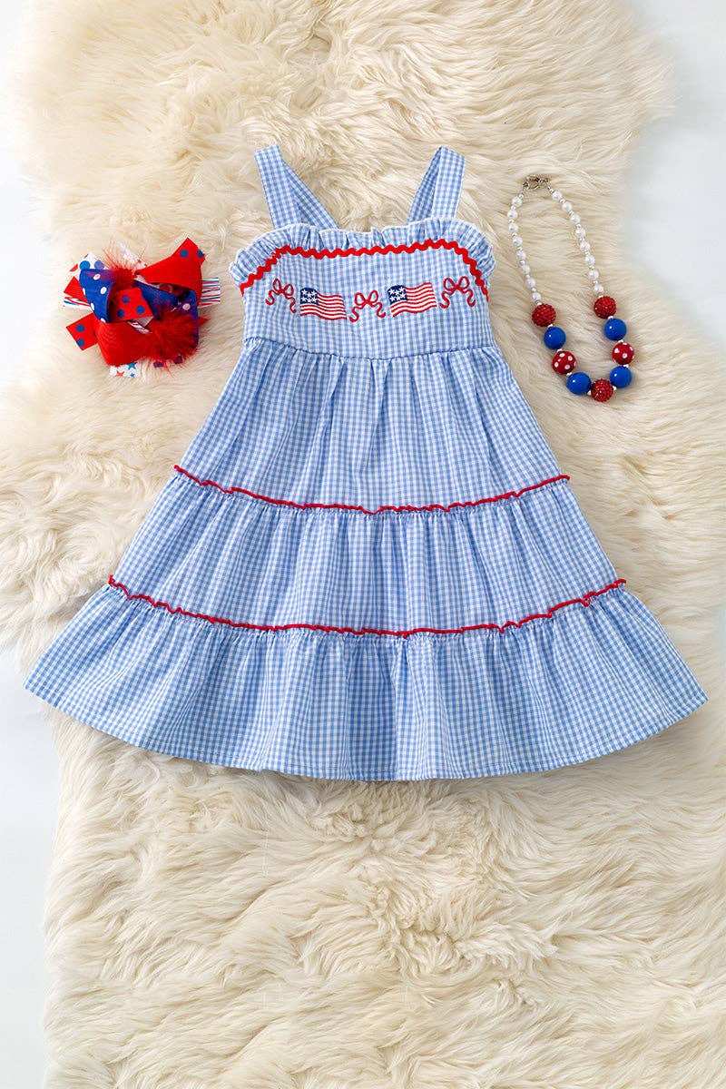 Gingham Flag Dress