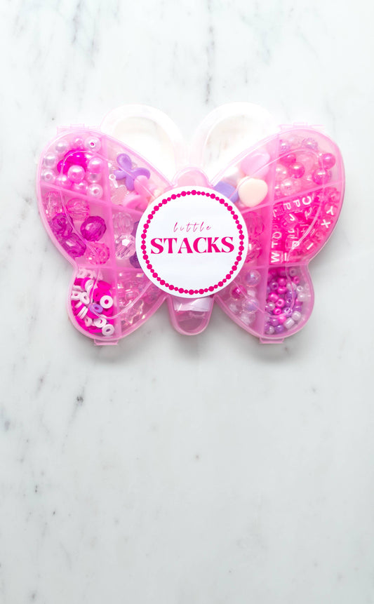 The Pink Darling Butterfly Bead Kit
