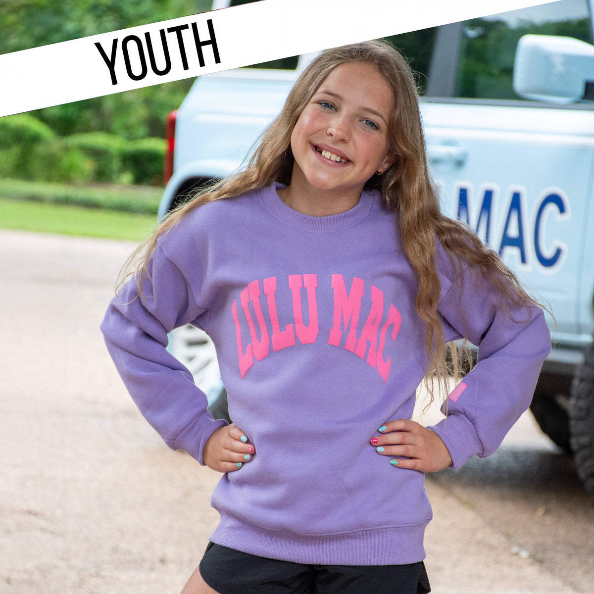 Lulu Mac Purple Pink Sweatshirt
